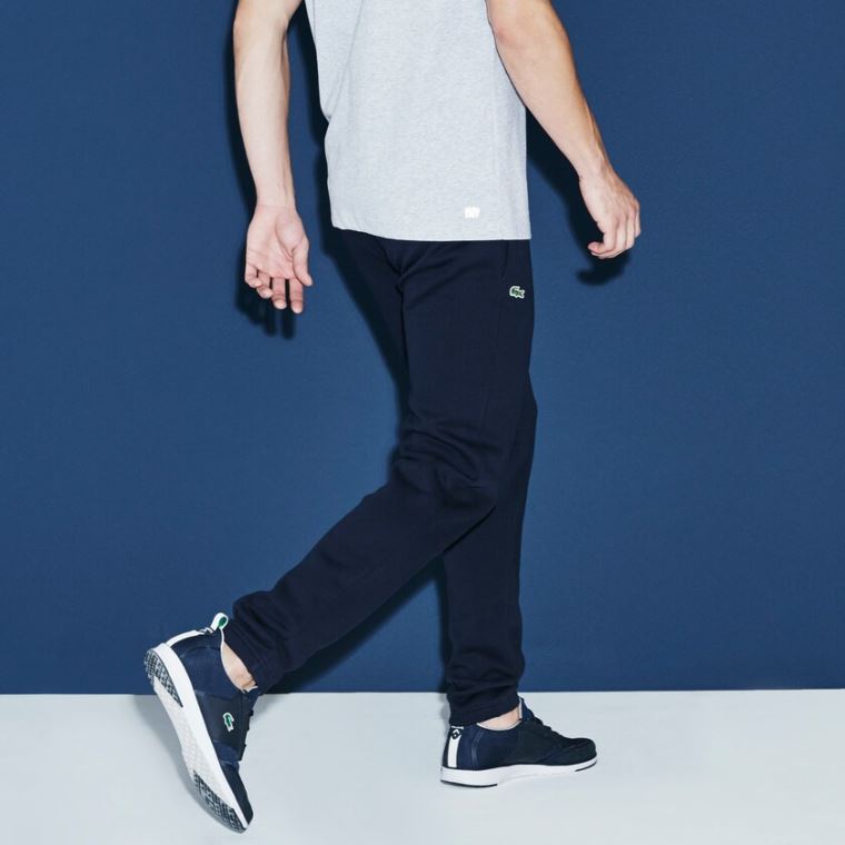 Lacoste SPORT Tenis trackpants in fleece Lacivert Mavi | Ej3XPjPo