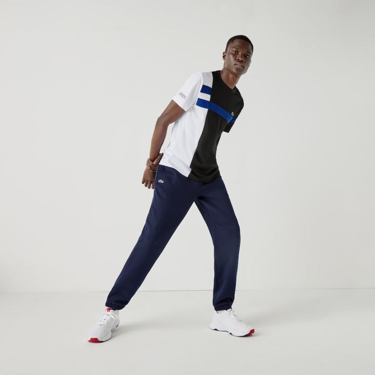 Lacoste SPORT Tenis trackpants in fleece Lacivert Mavi | Ej3XPjPo