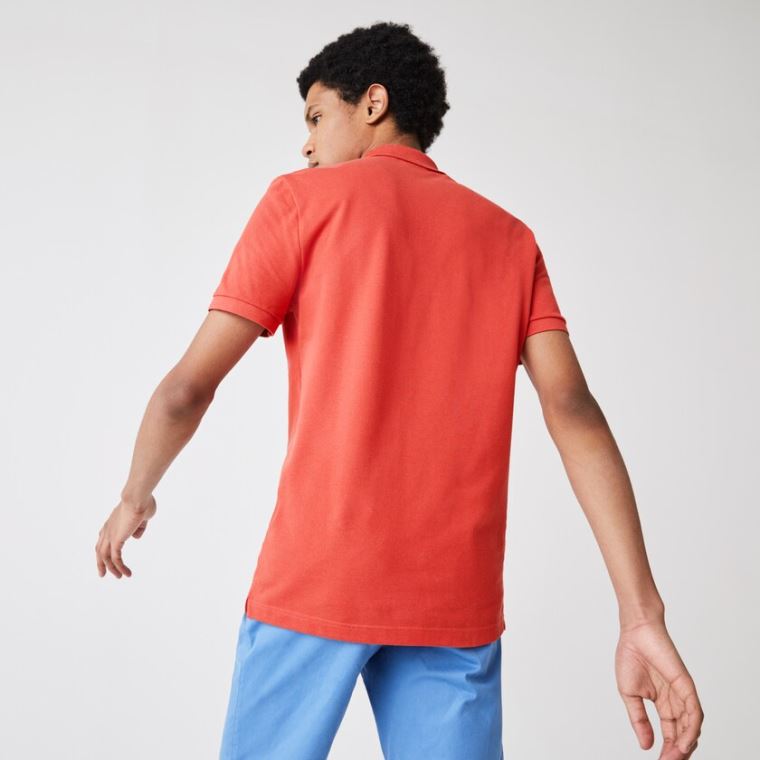 Lacoste Slim Fit Polo in Petit Piqué Kırmızı | 6WJpVTJE