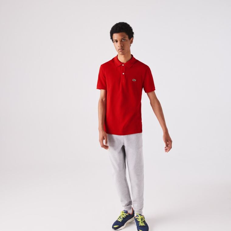 Lacoste Slim Fit Polo in Petit Piqué Kırmızı | Z98hK0Ym