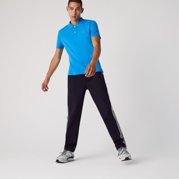 Lacoste Slim Fit Polo in Petit Piqué Mavi | Hx25LxoT