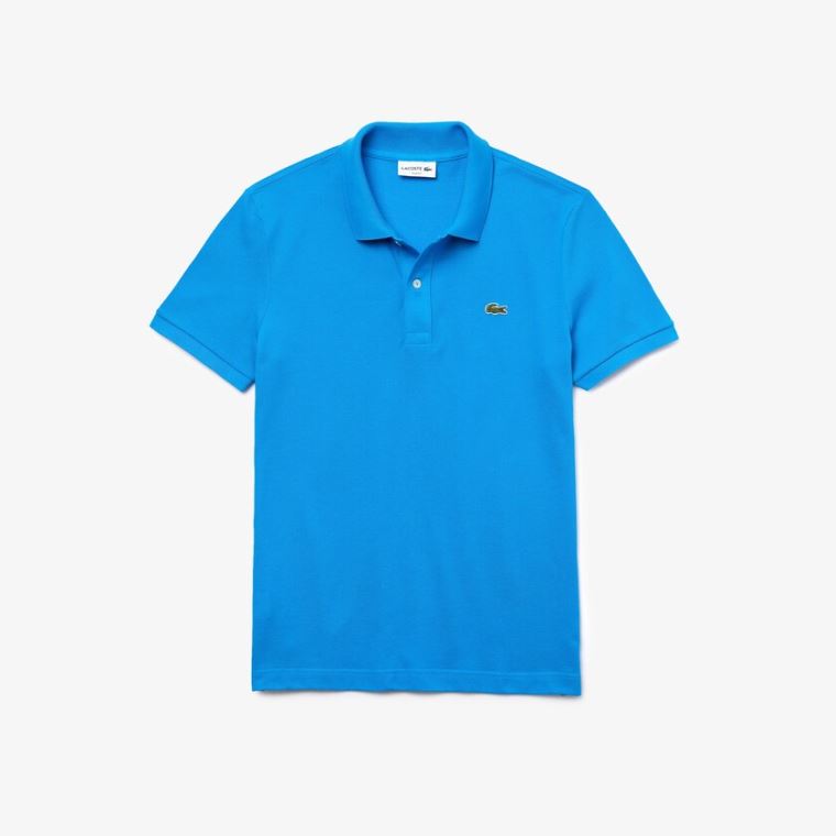 Lacoste Slim Fit Polo in Petit Piqué Mavi | Hx25LxoT