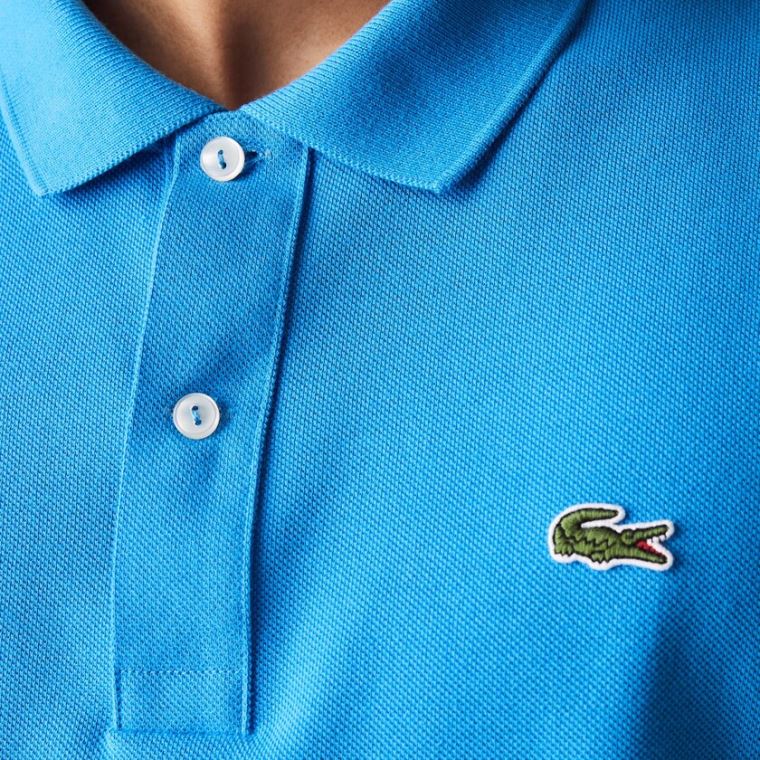 Lacoste Slim Fit Polo in Petit Piqué Mavi | Hx25LxoT