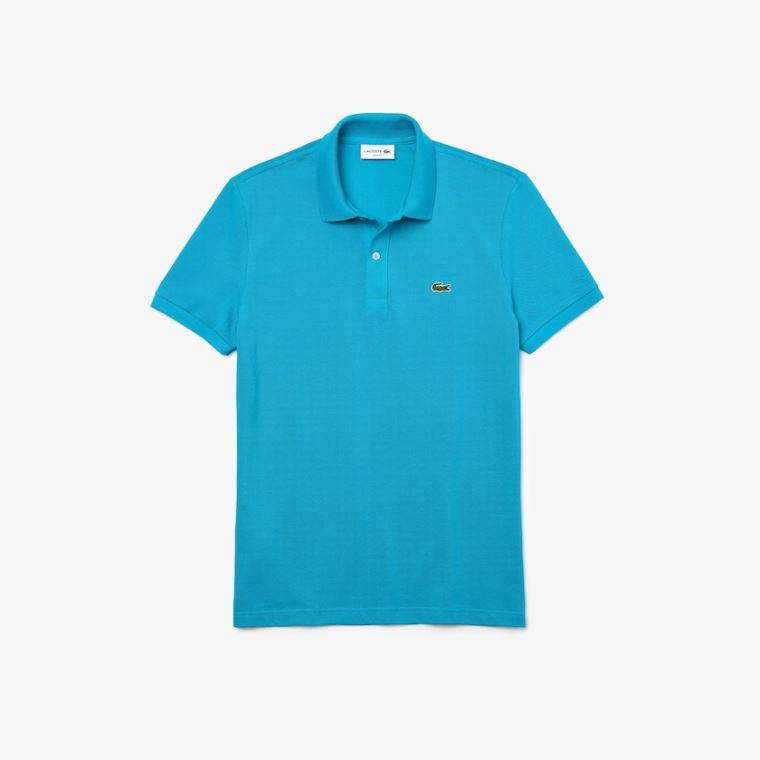 Lacoste Slim Fit Polo in Petit Piqué Mavi | xelycuKF