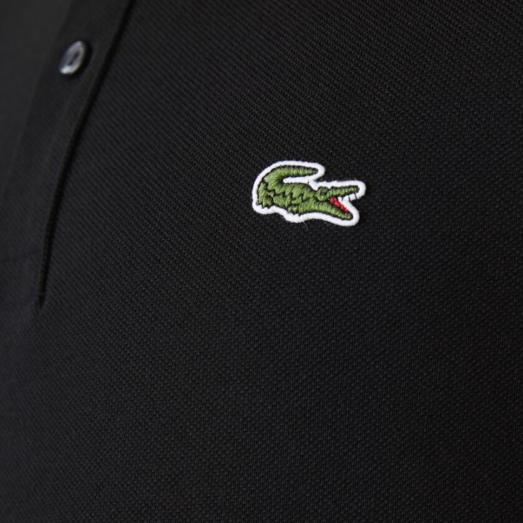 Lacoste Slim Fit Polo in Petit Piqué Siyah | oxVBMG2B