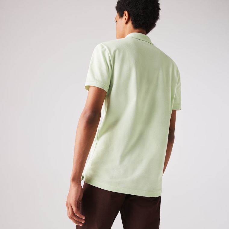 Lacoste Slim Fit Polo in Petit Piqué Yeşil | fEiPMGe4