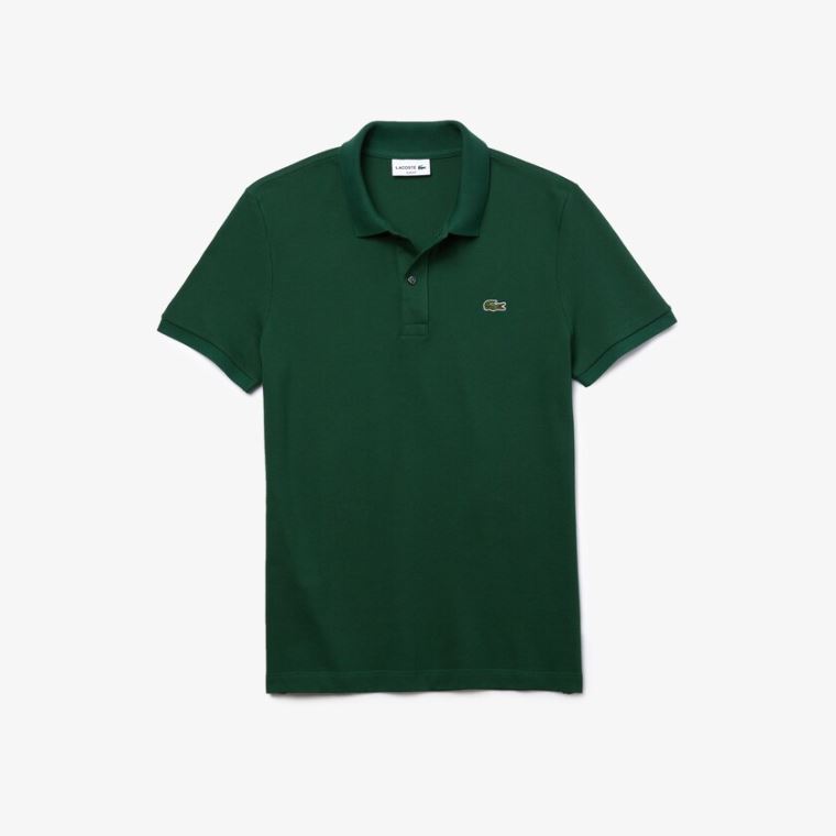 Lacoste Slim Fit Polo in Petit Piqué Yeşil | zoZ8YafL