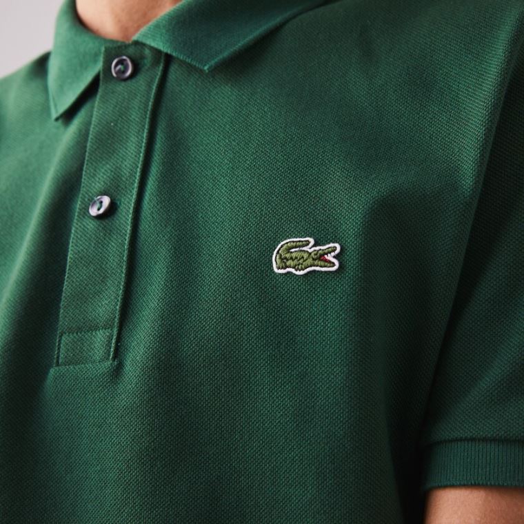 Lacoste Slim Fit Polo in Petit Piqué Yeşil | zoZ8YafL