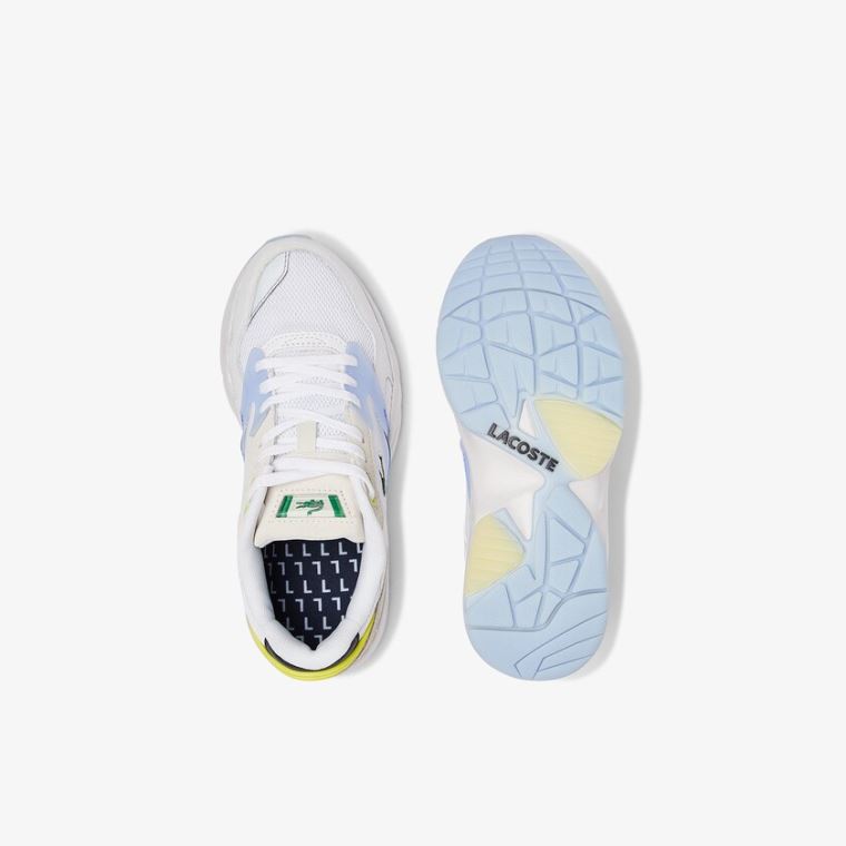 Lacoste Storm 96 LO Tekstil and Deri Sneakers Beyaz Mercan | dEL0t7bX