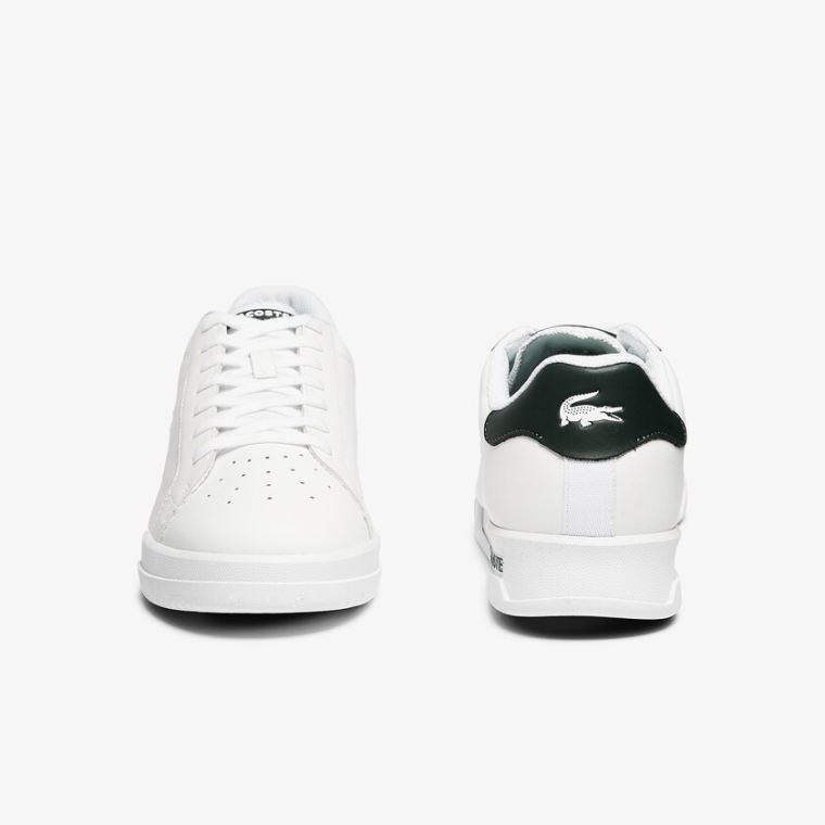 Lacoste Twin Serve Deri Colour-Pop Sneakers Beyaz | dDa0zKaA