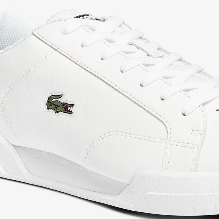 Lacoste Twin Serve Deri Colour-Pop Sneakers Beyaz | dDa0zKaA