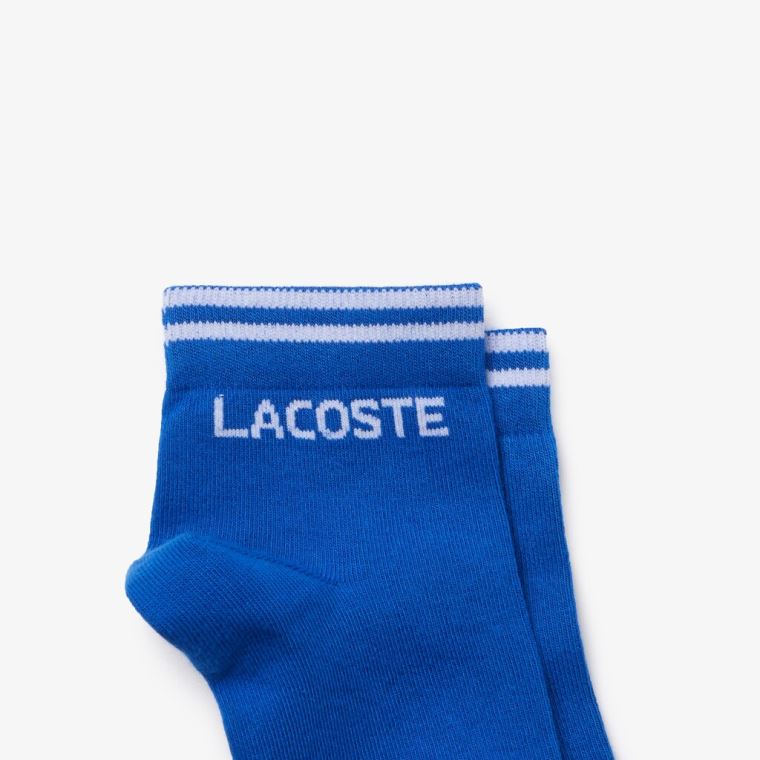 Lacoste Two-Pack Of SPORT Pamuklu Socks Mavi Beyaz | vqy4Wtu8