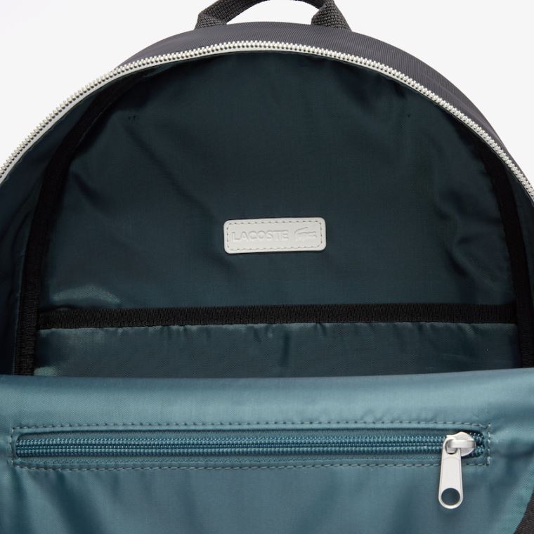 Lacoste Ultimum Coated Kanvas Backpack Siyah | AuuY3D8d