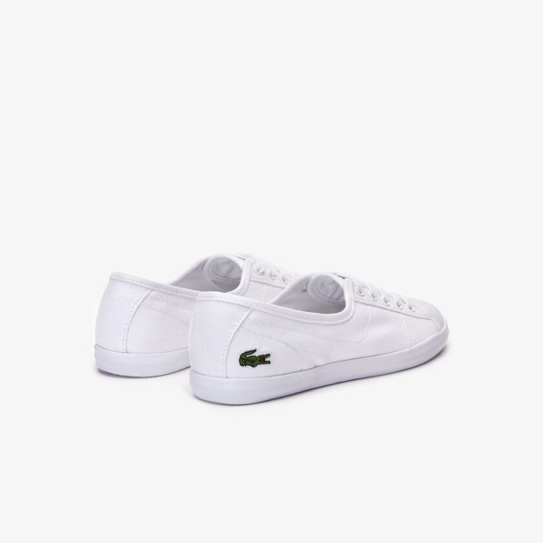 Lacoste Ziane Kanvas Sneakers Beyaz | y0A39uDX