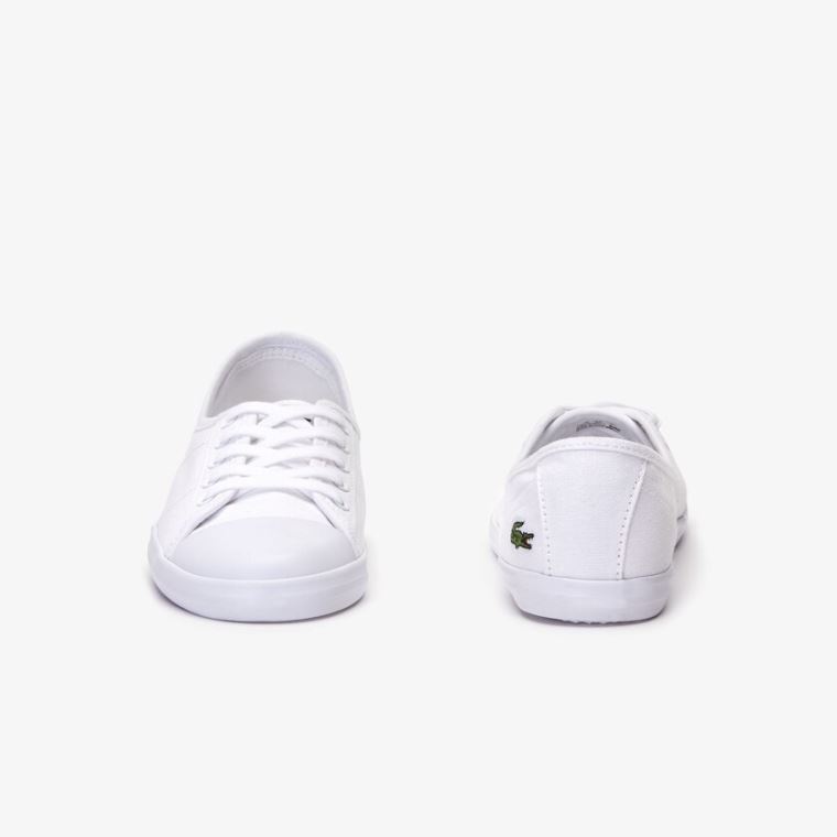 Lacoste Ziane Kanvas Sneakers Beyaz | y0A39uDX