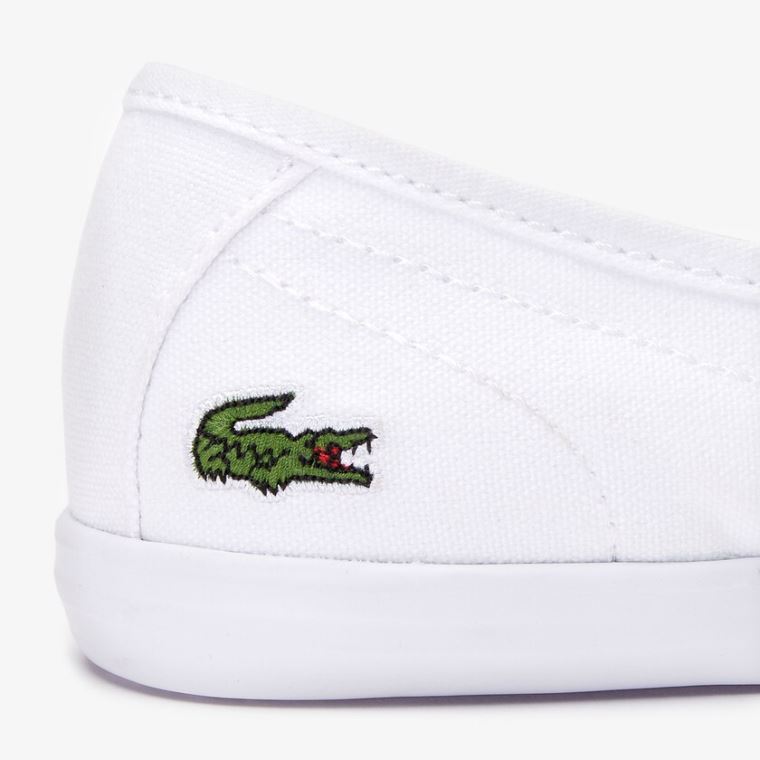 Lacoste Ziane Kanvas Sneakers Beyaz | y0A39uDX