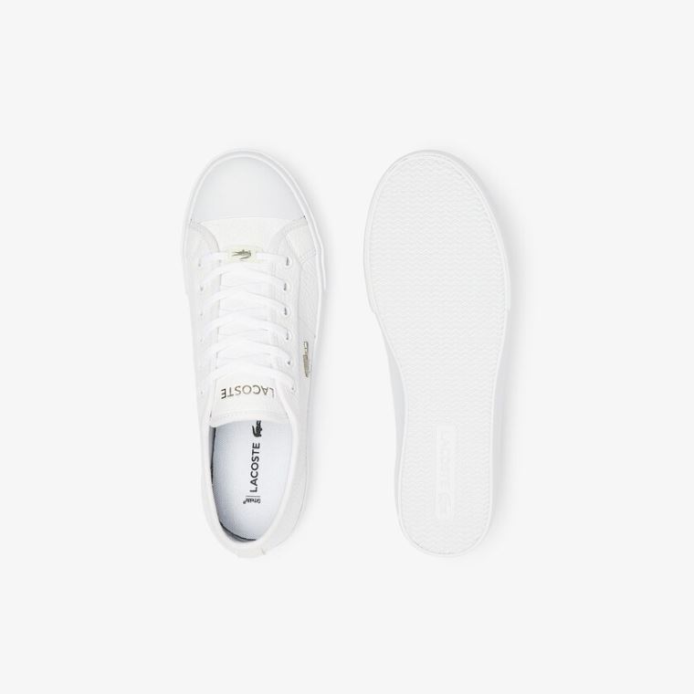 Lacoste Ziane Plus Grand Deri Sneakers Beyaz Beyaz | Ci0xg465